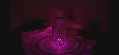 F Lámpara de Cristal Rose Diamond