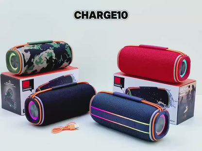 F Parlante altavoz inalámbrico CHARGE 10 Bluetooth